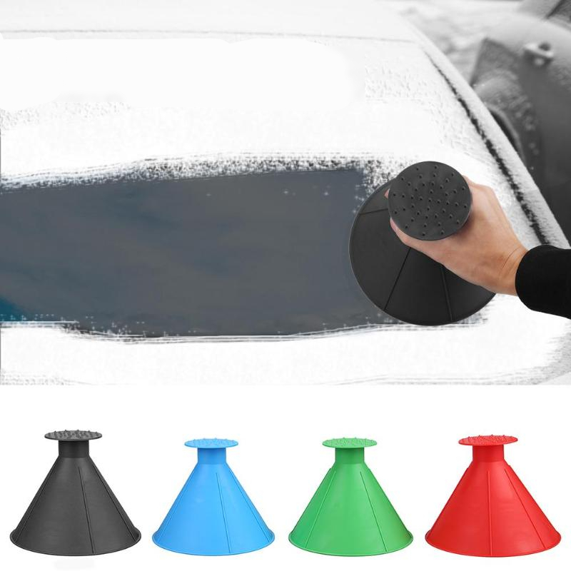 1PC Runde Magie Auto Ice Scraper Auto Auto Fenster Kegel Schaber Windschutzscheibe Trichter Schnee Entfernung Deicer Enteisung Werkzeug Schaben eis 1PC Runde Magie Auto Ice Scraper Auto Auto Fenster Kegel Schaber Windschutzscheibe Trichter Schnee Entfernung Deicer Enteisung Werkzeug Schaben eis