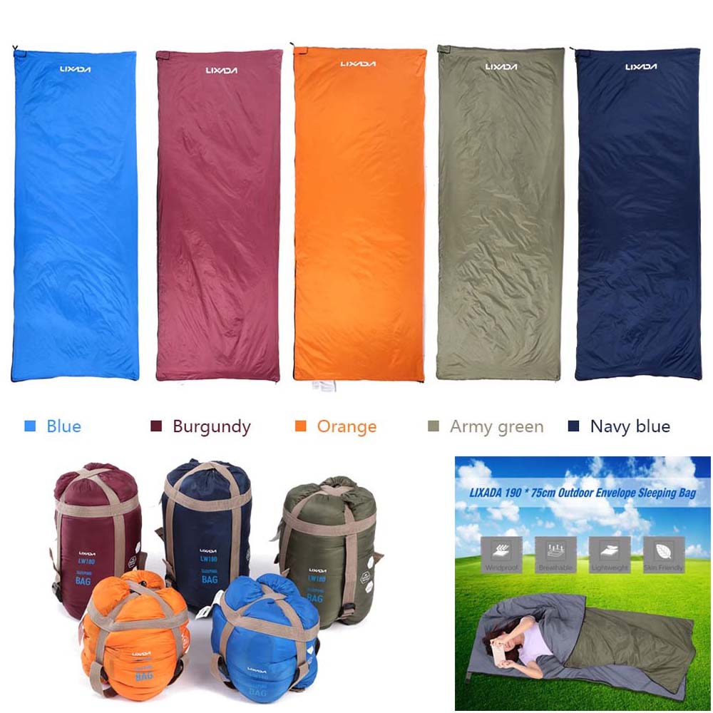 LIXADA 190*75cm Umschlag Schlafsack Erwachsene Camping Outdoor Mini Walking strand Schlafsäcke Ultraleicht Reisetasche Frühling herbst LIXADA 190*75cm Umschlag Schlafsack Erwachsene Camping Outdoor Mini Walking strand Schlafsäcke Ultraleicht Reisetasche Frühling herbst