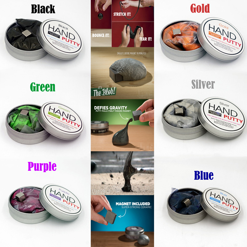 Marke Hand Kitt Schleim Magnetische Plastilin mit Starken Magnet Ton Schlamm DIY Pädagogisches Knetmasse Spielzeug Marke Hand Kitt Schleim Magnetische Plastilin mit Starken Magnet Ton Schlamm DIY Pädagogisches Knetmasse Spielzeug