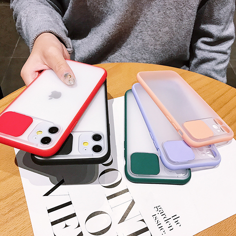 Slide Kamera Objektiv Schutz Telefon Fall Für iPhone 11 11 Pro Max XR XS Max 6S 7 8 Plus X Matte Transparent Weiche Rückseitige Abdeckung Shell Slide Kamera Objektiv Schutz Telefon Fall Für iPhone 11 11 Pro Max XR XS Max 6S 7 8 Plus X Matte Transparent Weiche Rückseitige Abdeckung Shell