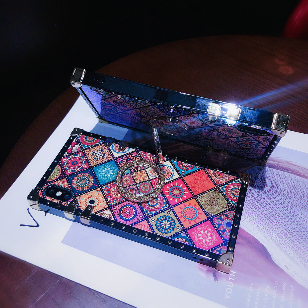 Fällen Für iPhone 11 Pro Max Xr Xs Max Abdeckung Platz Chinesischen Stil Girly Glänzenden Ring Stehen Coque Für iPhone X Xs 7 8 Plus 6 6S Fall Fällen Für iPhone 11 Pro Max Xr Xs Max Abdeckung Platz Chinesischen Stil Girly Glänzenden Ring Stehen Coque Für iPhone X Xs 7 8 Plus 6 6S Fall