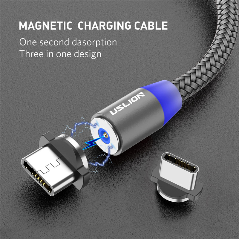 USLION Magnetische USB Kabel Schnelle Lade USB Typ C Kabel Magnet Ladegerät Daten Ladung Micro USB Kabel Handy Kabel USB Kabel USLION Magnetische USB Kabel Schnelle Lade USB Typ C Kabel Magnet Ladegerät Daten Ladung Micro USB Kabel Handy Kabel USB Kabel
