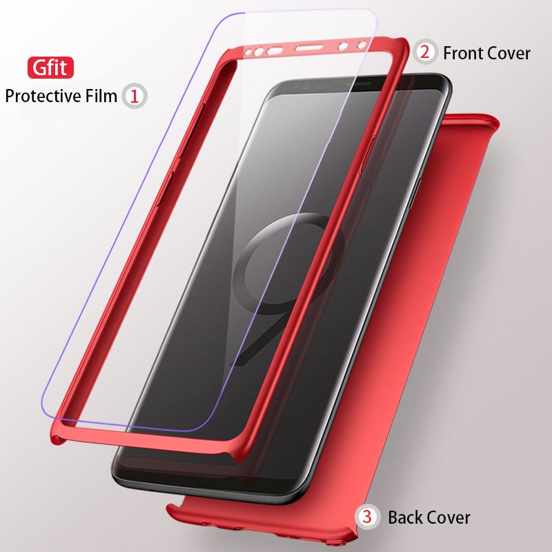 Stoßfest 360 Grad Matte Telefon Fall Für Samsung Galaxy Note 9 8 S7 S9 S8 S10 Plus S10e 2 in 1 schutz Zurück Abdeckung Stoßfest 360 Grad Matte Telefon Fall Für Samsung Galaxy Note 9 8 S7 S9 S8 S10 Plus S10e 2 in 1 schutz Zurück Abdeckung