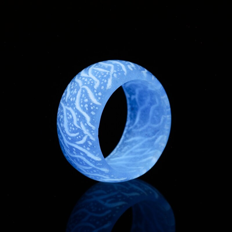 Mode Leuchtenden Harz Ring Blau Rosa Glow Inlay Grün Hintergrund Männer Frauen Fluoreszierende Glowing Ringe Schmuck Geschenke Mode Leuchtenden Harz Ring Blau Rosa Glow Inlay Grün Hintergrund Männer Frauen Fluoreszierende Glowing Ringe Schmuck Geschenke