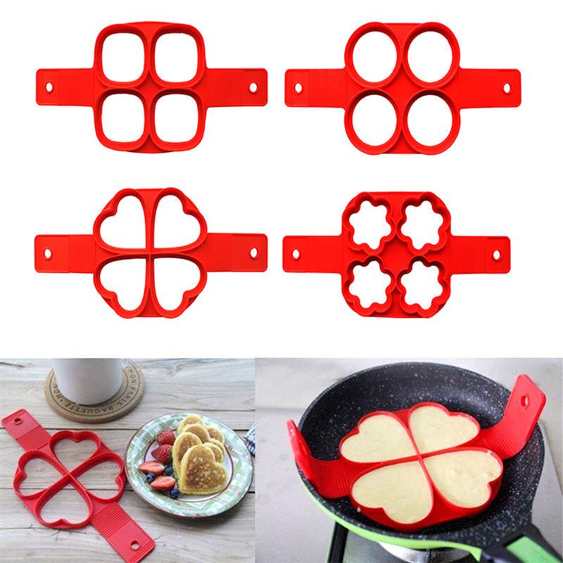 1Pcs Silikon Non Stick Fantastische Egg Pancake Maker Ring Küche Backen Omelett Formen Flip herd Ei Ring Form 1Pcs Silikon Non Stick Fantastische Egg Pancake Maker Ring Küche Backen Omelett Formen Flip herd Ei Ring Form
