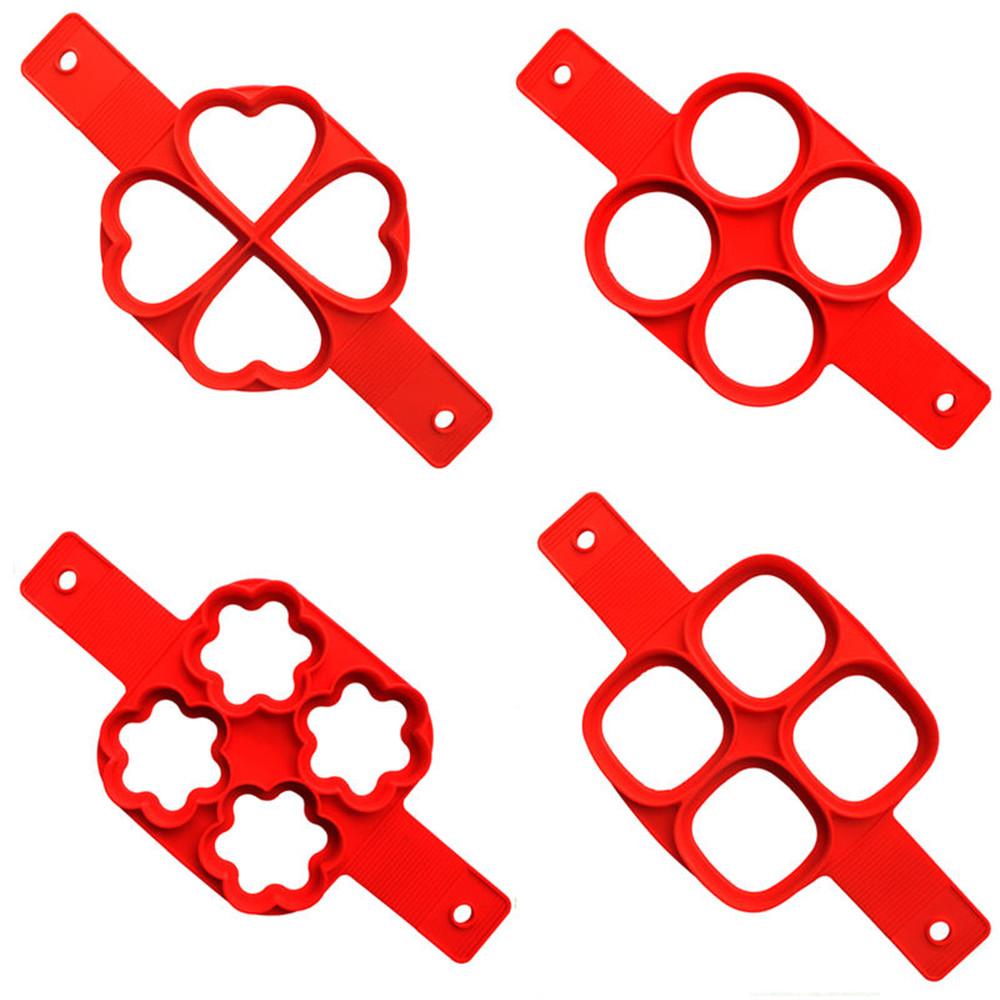 1Pcs Silikon Non Stick Fantastische Egg Pancake Maker Ring Küche Backen Omelett Formen Flip herd Ei Ring Form 1Pcs Silikon Non Stick Fantastische Egg Pancake Maker Ring Küche Backen Omelett Formen Flip herd Ei Ring Form