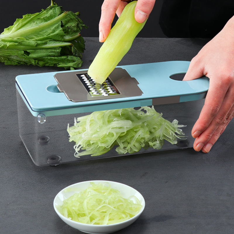 LMETJMA Zwiebel Chopper Pro Gemüse Chopper Mandoline Slicer Dicer Mit 8 Austauschbare Klingen Veggie Chopper Cutter KC0151 LMETJMA Zwiebel Chopper Pro Gemüse Chopper Mandoline Slicer Dicer Mit 8 Austauschbare Klingen Veggie Chopper Cutter KC0151