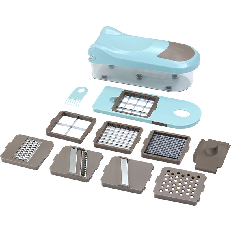 LMETJMA Zwiebel Chopper Pro Gemüse Chopper Mandoline Slicer Dicer Mit 8 Austauschbare Klingen Veggie Chopper Cutter KC0151 LMETJMA Zwiebel Chopper Pro Gemüse Chopper Mandoline Slicer Dicer Mit 8 Austauschbare Klingen Veggie Chopper Cutter KC0151