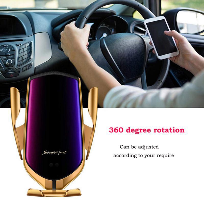 Auto air outlet halter Automatische spann Infrarot Induktion Tragbare Auto Smart Wireless Schnell Ladegerät Für iPhone Android Auto air outlet halter Automatische spann Infrarot Induktion Tragbare Auto Smart Wireless Schnell Ladegerät Für iPhone Android