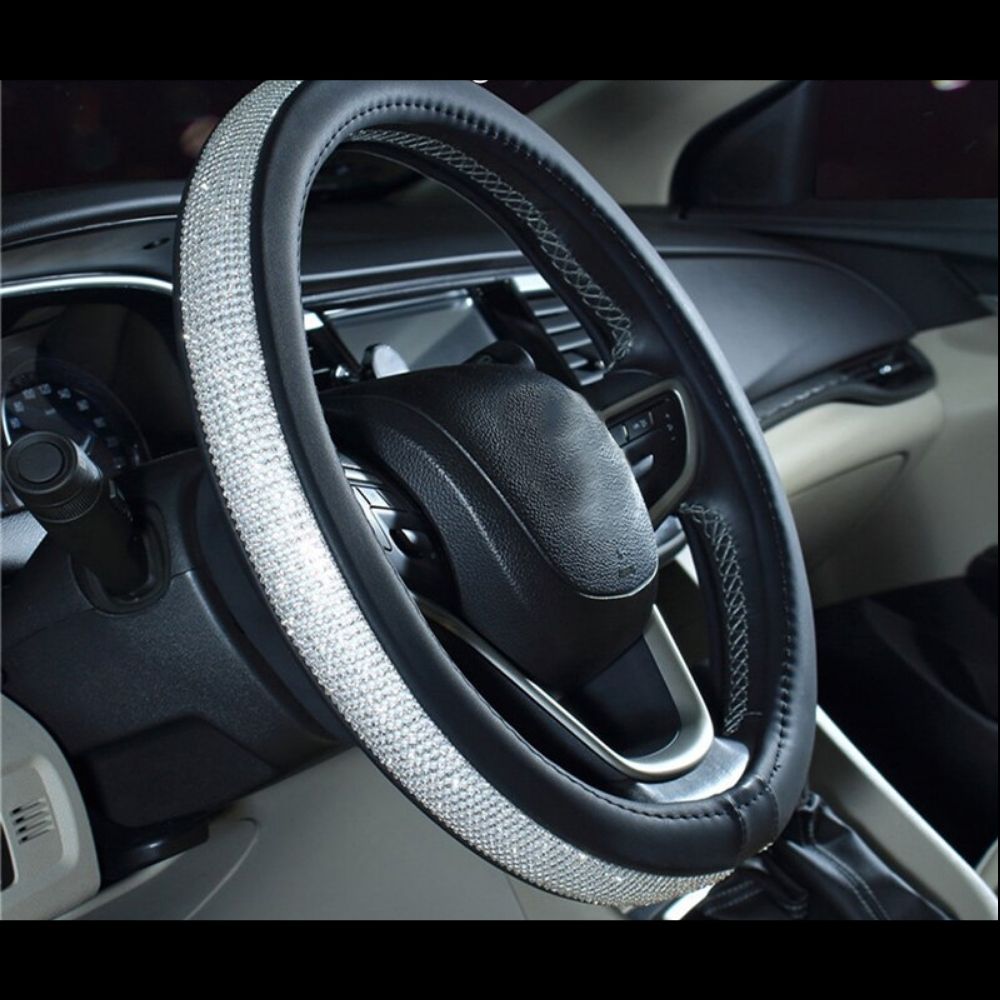 rhinestone steering wheel cover near me