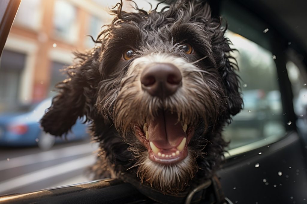 Portuguese Water Dog seat cover