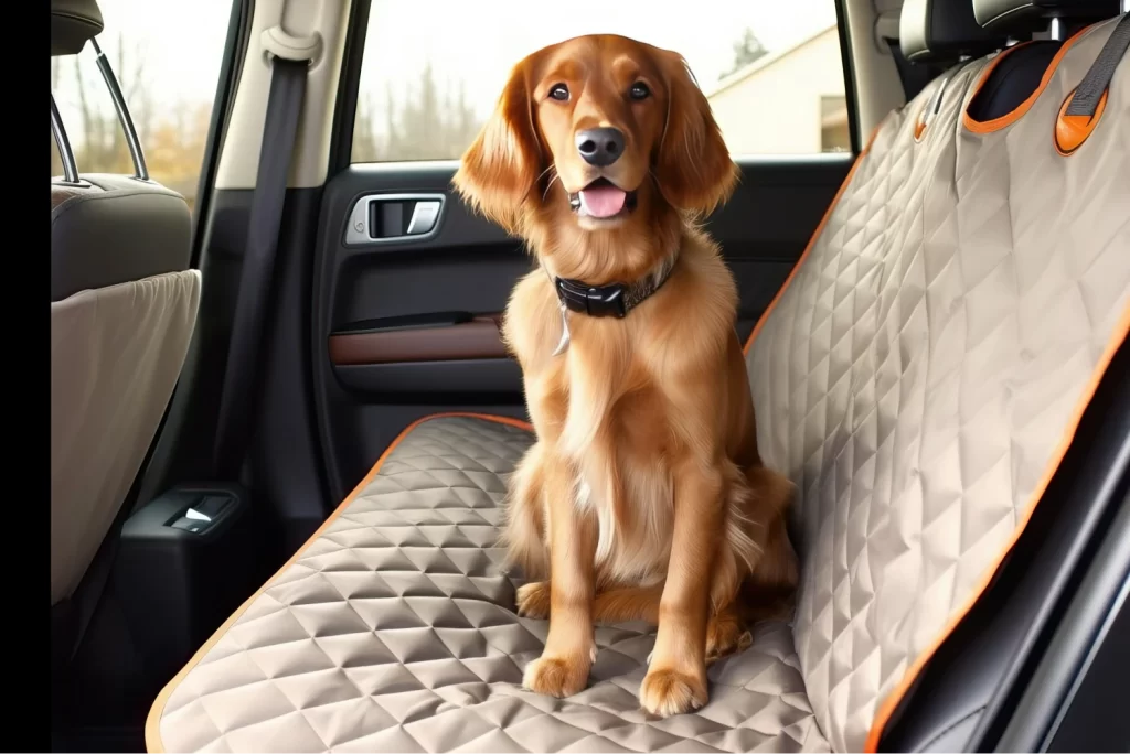 English Cocker Spaniel seat cover