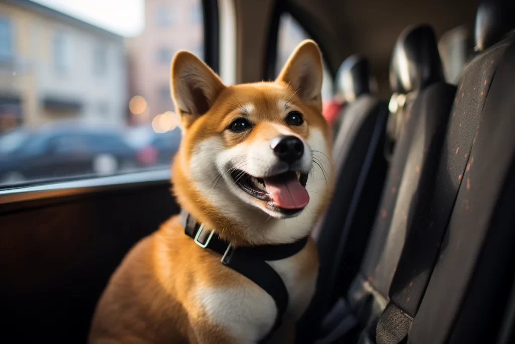 Toyota Corolla Dog Safety Belt for Shiba Inu